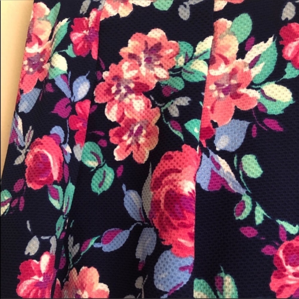 Floral Skater Skirt - Picture 2 of 5